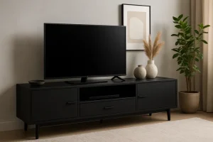 Waarom een zwart TV dressoir een blikvanger is in je interieur